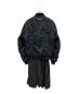 COMME des GARCONS (コムデギャルソン) ドッキングMA-1ジャケット ブラック サイズ:L：44800円