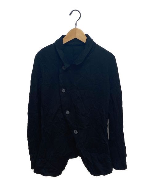Y's（ワイズ）Y's (ワイズ) 縮絨加工ジャケット ブラック サイズ:2の古着・服飾アイテム