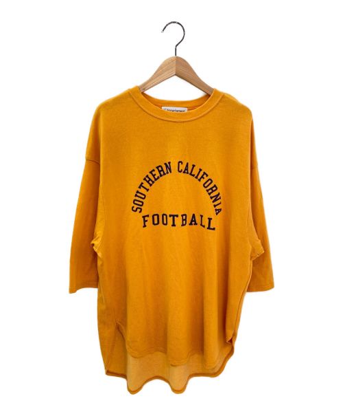 Americana（アメリカーナ）Americana (アメリカーナ) フットボールTシャツ オレンジ サイズ:-の古着・服飾アイテム