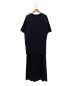 ENFOLD (エンフォルド) クリアーハイツイスト天竺ドレス ブラック サイズ:36：19800円