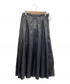 MONCLER（モンクレール）の古着「ナイロンロングスカート」｜ブラック