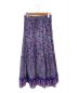 BLUE BOHEME（ブルーボヘム）の古着「Cotton Tiered Skirt」｜パープル