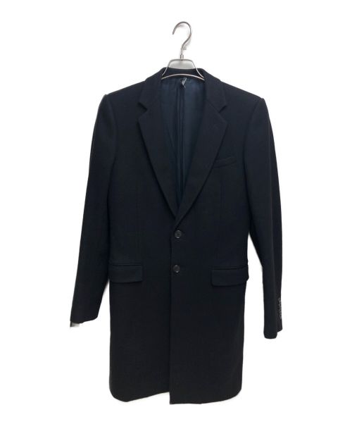DIOR HOMME（ディオール オム）DIOR HOMME (ディオール オム) ウールチェスターコート ブラック サイズ:44の古着・服飾アイテム
