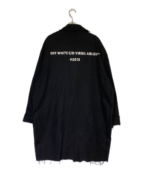 OFFWHITE（オフホワイト）OFFWHITE (オフホワイト) ショップコート ブラック サイズ:Ｍの古着・服飾アイテム
