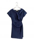 Christian Diorクリスチャン ディオール）の古着「ウエストシェイプタイトドレス」｜ブルー