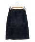 CHANEL (シャネル) ベロアフロントジップスカート ブラック サイズ:34：89800円