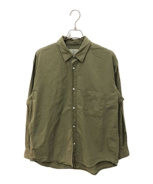 HERILL（ヘリル）HERILL (ヘリル) ワークシャツ オリーブ サイズ:2の古着・服飾アイテム