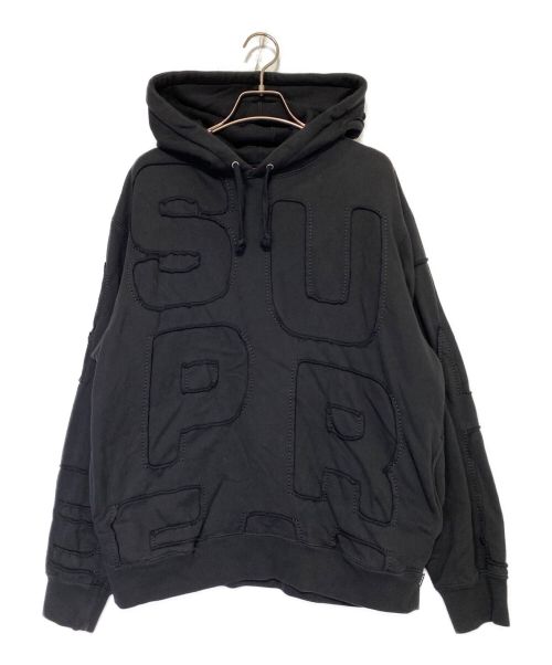 SUPREME（シュプリーム）SUPREME (シュプリーム) Cutout Letters Hooded Sweatshirt ブラック サイズ:Sの古着・服飾アイテム