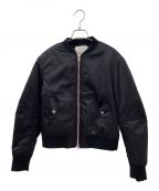 3.1 phillip limスリーワンフィリップリム）の古着「編み上げデザインMA-1ジャケット」｜ブラック