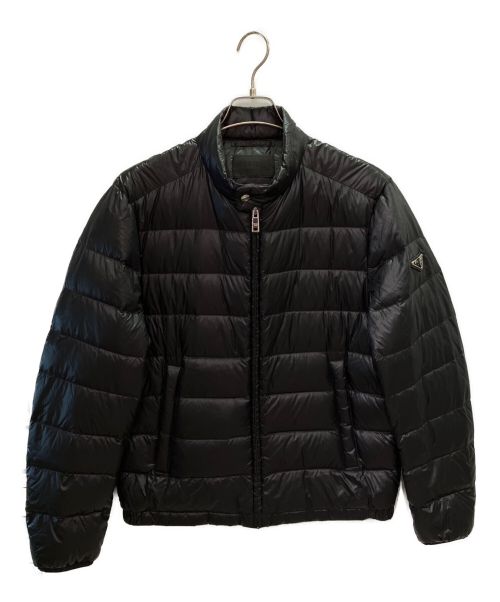 PRADA（プラダ）PRADA (プラダ) 袖プレートダウンジャケット ブラック サイズ:50の古着・服飾アイテム