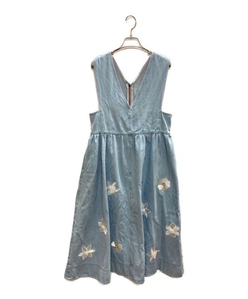 CHESTY（チェスティ）CHESTY (チェスティ) フラワー刺繍ジャンパースカート サイズ:1の古着・服飾アイテム
