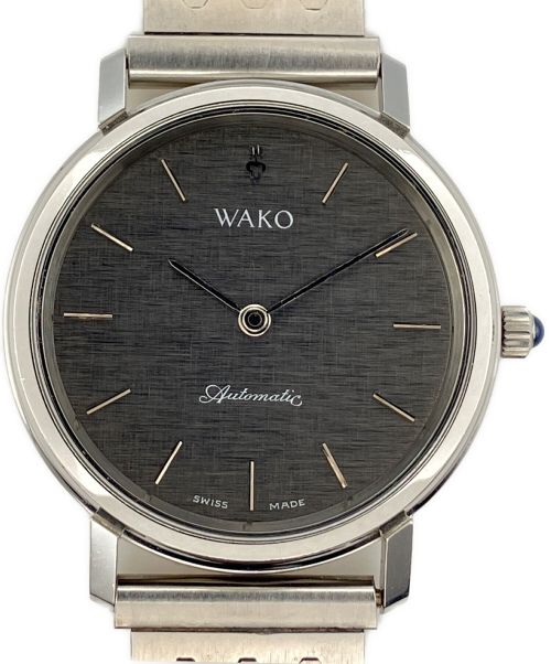 WAKO（ワコー）WAKO (ワコー) ヴィンテージウォッチ グレー サイズ:34mmの古着・服飾アイテム