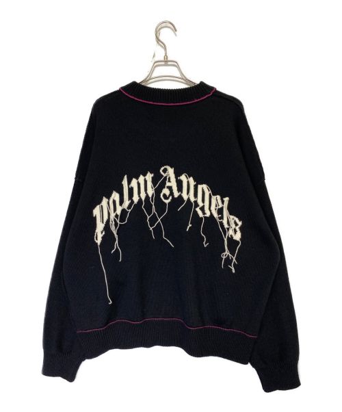 Palm Angels（パーム エンジェルス）Palm Angels (パームエンジェルス) Kill The Bear Knitted Sweater ブラック サイズ:Mの古着・服飾アイテム
