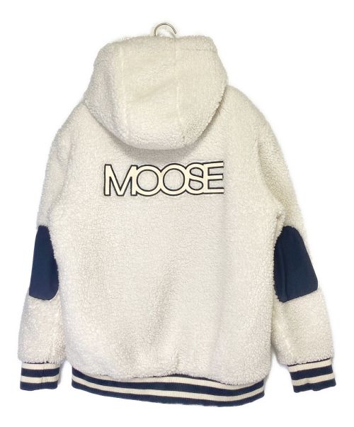 MOOSE KNUCKLS（ムースナックルズ）MOOSE KNUCKLS (ムースナックルズ) ボアジャケット ホワイト サイズ:Lの古着・服飾アイテム