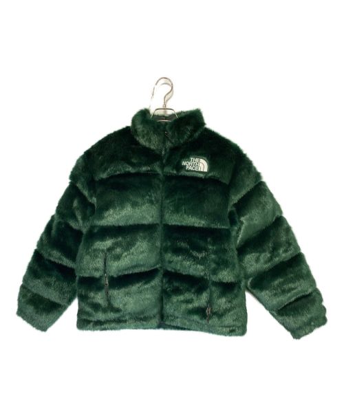SUPREME（シュプリーム）THE NORTH FACE×Supreme (ザノースフェイス×シュプリーム) Faux Fur Nuptse Jacket グリーン サイズ:Sの古着・服飾アイテム