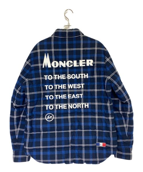 MONCLER（モンクレール）MONCLER (モンクレール) MORAN GIUBBOTTO ブルー サイズ:SIZE 3の古着・服飾アイテム