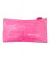 lucien pellat-finet (ルシアン・ペラフィネ) クロコクラッチバッグ ピンク サイズ:-：49800円