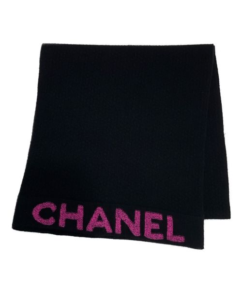 CHANEL（シャネル）CHANEL (シャネル) マフラー ブラックの古着・服飾アイテム