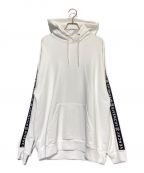 GIVENCHYジバンシィ）の古着「Branded Logo Tape Hoodie」｜ホワイト