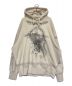 GIVENCHY（ジバンシィ）の古着「Oversized Printed Jersey Hell Hoodie」｜アイボリー