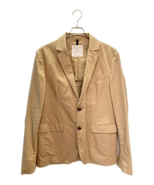 MONCLER（モンクレール）MONCLER (モンクレール) コットンテーラードジャケット ベージュ サイズ:4の古着・服飾アイテム