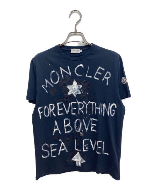 MONCLER（モンクレール）MONCLER (モンクレール) MAGLIA T-SHIRTS ネイビー サイズ:Mの古着・服飾アイテム