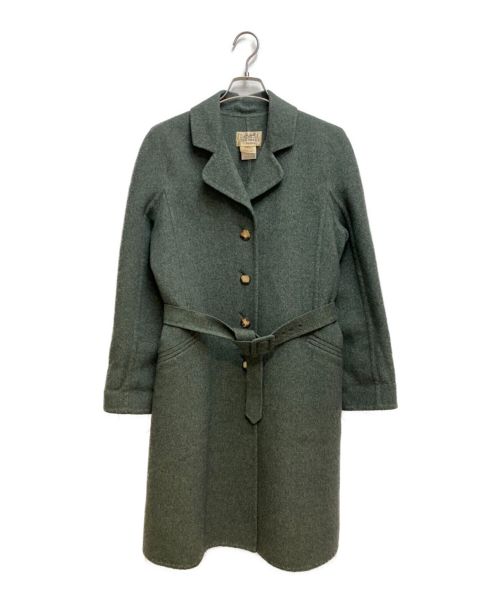 HERMES（エルメス）HERMES (エルメス) ウールコート グリーン サイズ:40の古着・服飾アイテム