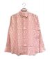 Saint Laurent Paris（サンローランパリ）の古着「スタープリントシルクシャツ」｜ピンク