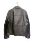 LOUIS VUITTON (ルイ ヴィトン) モノグラムレザートラッカージャケット ブラック サイズ:52：390000円