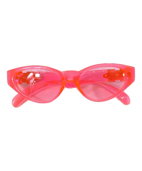 VERSACE（ヴェルサーチ）VERSACE (ヴェルサーチ) Cateye Sunglasses ピンク サイズ:54□18 135の古着・服飾アイテム