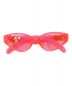 VERSACE（ヴェルサーチ）の古着「Cateye Sunglasses」｜ピンク
