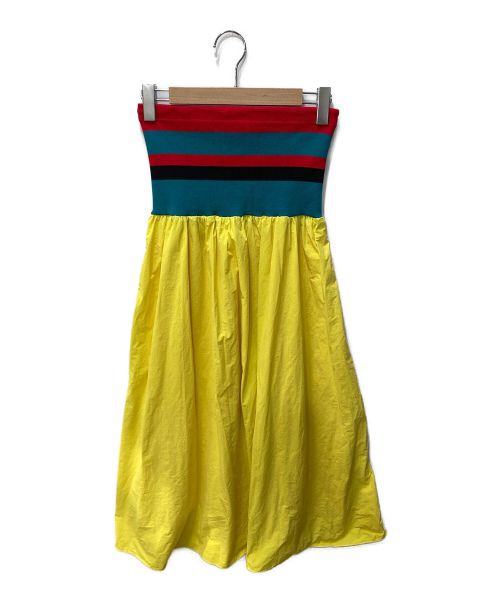 KOLOR（カラー）KOLOR (カラー) ロングスカート イエロー サイズ:Sの古着・服飾アイテム
