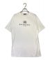 BALENCIAGA（バレンシアガ）の古着「BBロゴプリントTシャツ」｜ホワイト