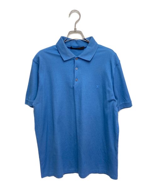 LOUIS VUITTON（ルイ ヴィトン）LOUIS VUITTON (ルイ ヴィトン) ポロシャツ ブルー サイズ:Lの古着・服飾アイテム