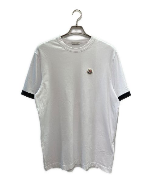 MONCLER（モンクレール）MONCLER (モンクレール) ワッペンロゴTシャツ ホワイト サイズ:Mの古着・服飾アイテム