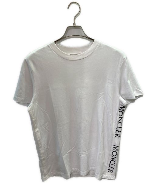 MONCLER（モンクレール）MONCLER (モンクレール) サイドロゴTシャツ ホワイト サイズ:Mの古着・服飾アイテム