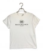 BALENCIAGAバレンシアガ）の古着「BBロゴTシャツ」｜ホワイト