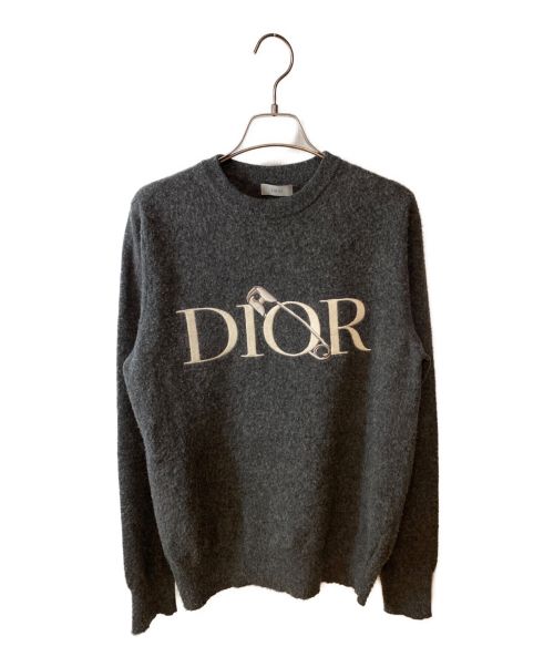 Dior（ディオール）Dior (ディオール) Dior and Judy Blame Knit グレー サイズ:Sの古着・服飾アイテム