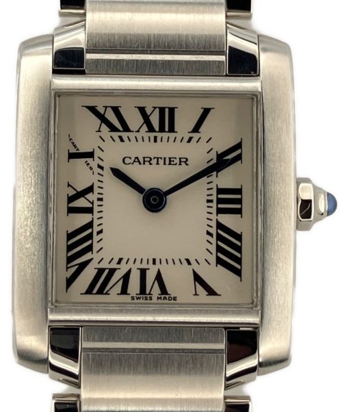Cartier（カルティエ）Cartier (カルティエ) タンクフランセーズSM アイボリーの古着・服飾アイテム