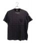 MONCLER（モンクレール）の古着「総柄ロゴTシャツ」｜ブラック