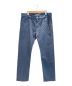 LOUIS VUITTON（ルイ ヴィトン）の古着「Monogram Slim Jeans」｜ネイビー