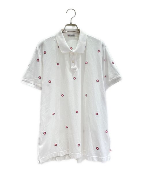 MONCLER（モンクレール）MONCLER (モンクレール) MAGLIA POLO ホワイト サイズ:XLの古着・服飾アイテム