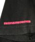 中古・古着 CHROME HEARTS (クロムハーツ) ロゴポケットTシャツ ブラック×ピンク サイズ:L：19800円