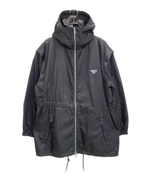 PRADA（プラダ）PRADA (プラダ) RE-NYLON COAT ブラック サイズ:38の古着・服飾アイテム