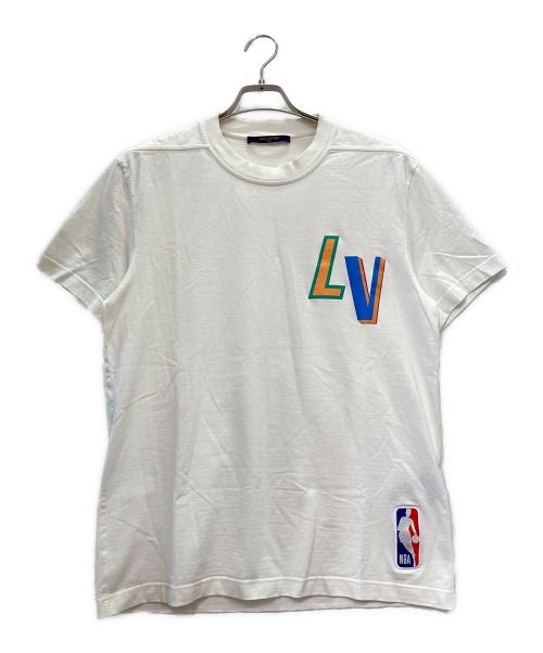 LOUIS VUITTON（ルイヴィトン）LOUIS VUITTON (ルイ ヴィトン) NBA レタープリントTシャツ ホワイト サイズ:Sの古着・服飾アイテム