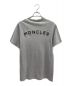 MONCLER (モンクレール) ラバープリントロゴパッチTシャツ グレー サイズ:S：24800円