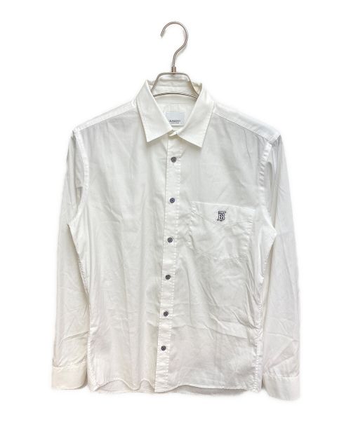 BURBERRY（バーバリー）BURBERRY (バーバリー) TB刺繍シャツ ホワイト サイズ:Sの古着・服飾アイテム
