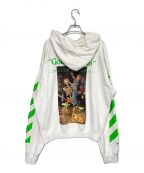 OFFWHITEオフホワイト）の古着「PASCAL PAINTING HOODIE」｜ホワイト