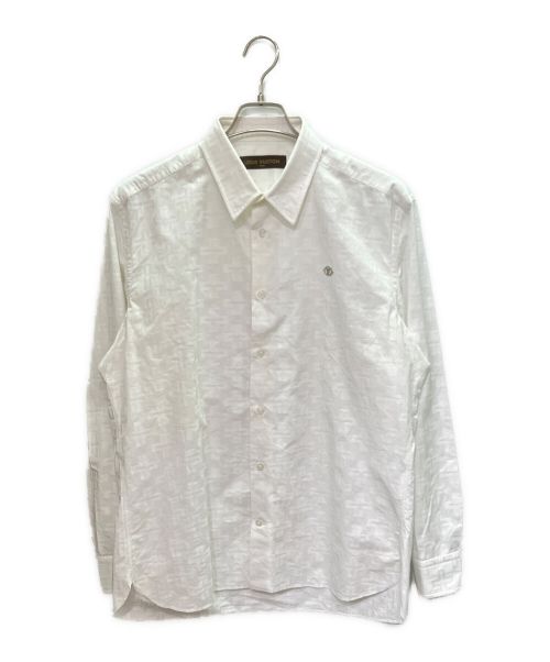 LOUIS VUITTON（ルイ ヴィトン）LOUIS VUITTON (ルイ ヴィトン) フロントロゴデザインシャツ ホワイト サイズ:XLの古着・服飾アイテム