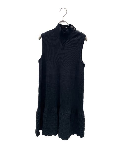 CHANEL（シャネル）CHANEL (シャネル) Sleeveless Knit Dress ブラック サイズ:34の古着・服飾アイテム